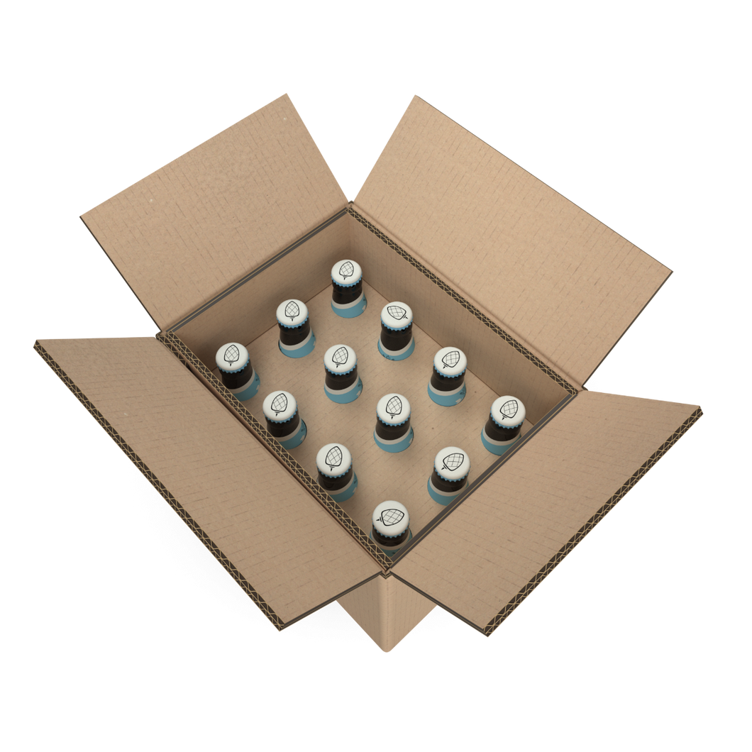 12 Bottle Shipping Box - 330ml - Packaging Superstore