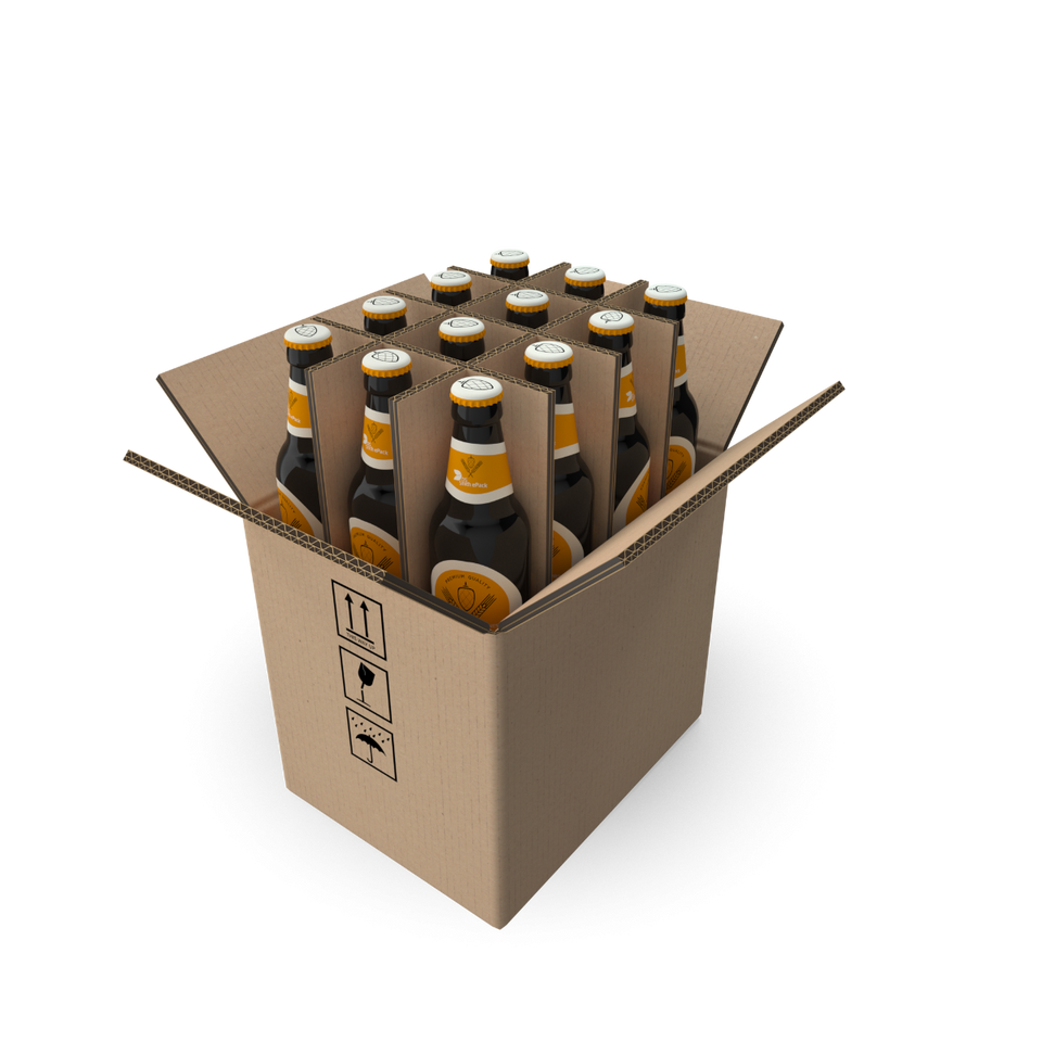 12 Bottle Shipping Box - 500ml