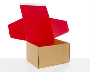 Large Red Postal Gift Boxes for E-commerce - 445*340*260 mm - Packaging Superstore