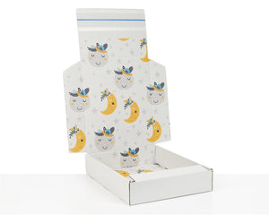 Boxes with Kids Moons Print Inside 380*310*80 mm - Packaging Superstore