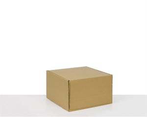 Postal Boxes with Adhesive, Brown & White interior 280*130*110mm - Packaging Superstore