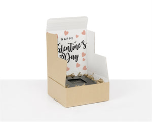 Printed Boxes Valentine's Hearts 229*229*90 mm - Packaging Superstore