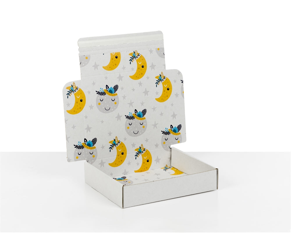Boxes with Kids Moons Print Inside 228*200*50 mm - Packaging Superstore