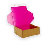Pink Cardboard Boxes for E-commerce