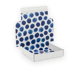 Boxes with Indigo Blue Dots