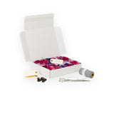 White Postal Boxes with Adhesive Closure