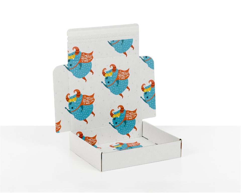 Boxes with Kids Monsters Print Outside 380*310*80 mm - Packaging Superstore