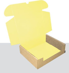 Yellow Postal Gift Boxes for E-commerce - Packaging Superstore